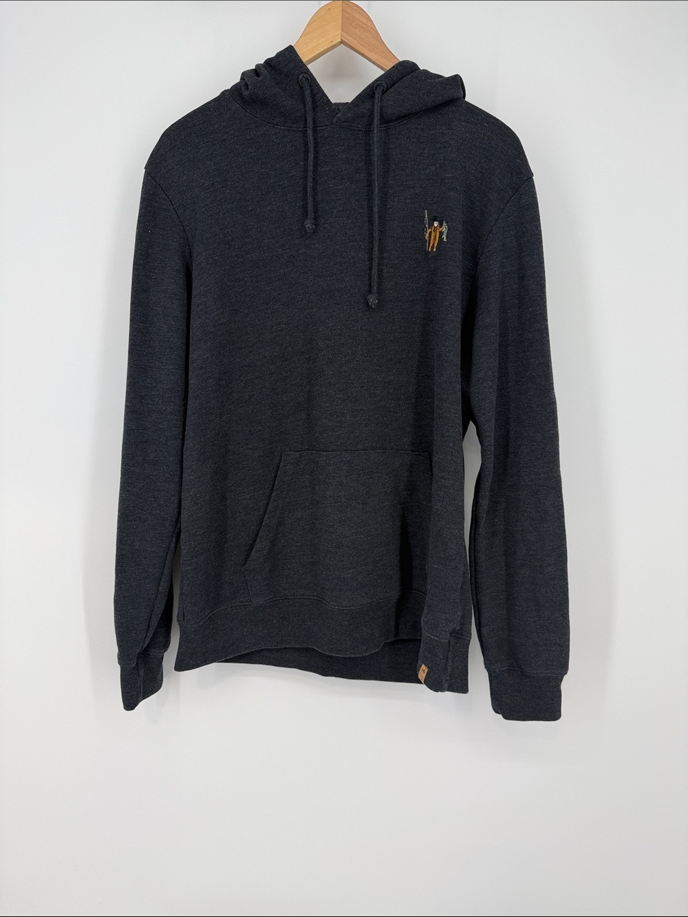Tentree Men's/Unisex Dark Charcoal Hooded Pullover